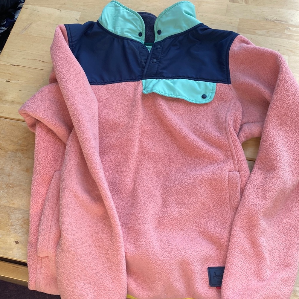 Pink pullover sweater
